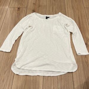 Cynthia Rowley 3/4 Sleeve Pocket Tee Size Small